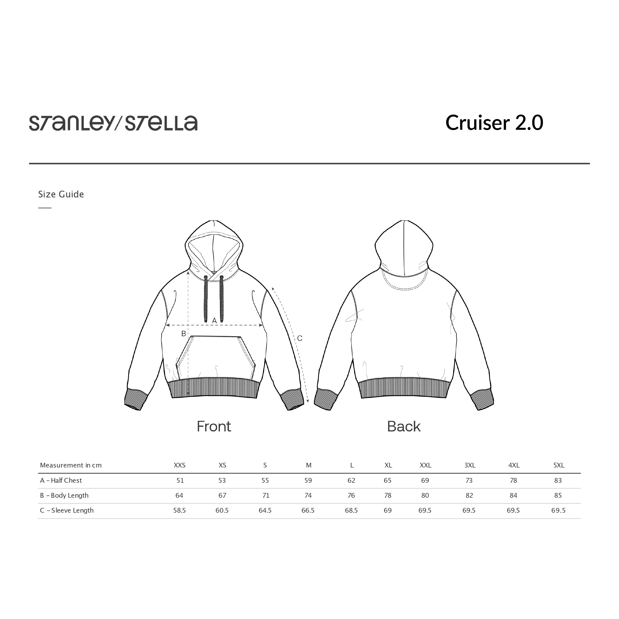 Stanley/Stella Cruiser 2.0 Hoodie